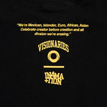 Load image into Gallery viewer, VISIONARIES X IN4MATION • DI-V-SION BY SPEL TEE • BLACK