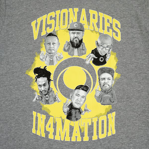 VISIONARIES X IN4MATION • DI-V-SION BY SPEL TEE • GREY (ALL SIZES)