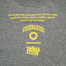 Load image into Gallery viewer, VISIONARIES X IN4MATION • DI-V-SION BY SPEL TEE • GREY