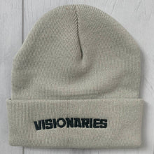 Load image into Gallery viewer, Visionaries Beanie (Stone Grey w/Black emboridery)
