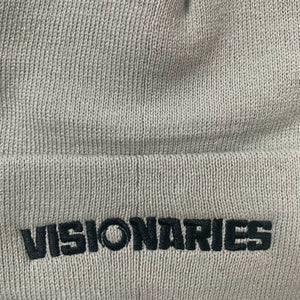 Visionaries Beanie (Stone Grey w/Black emboridery)