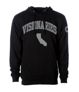 CA Heavyweight Premium Hoodie • Black & Silver (Raiders)