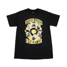 Load image into Gallery viewer, VISIONARIES X IN4MATION • DI-V-SION BY SPEL TEE • BLACK (S, M, L &amp; XL)
